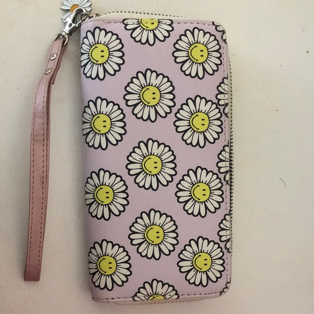Floral Print Wristlet Wallet